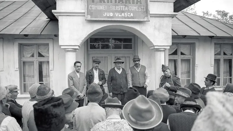 Imagine din timpul filmărilor pentru Moromeții 2