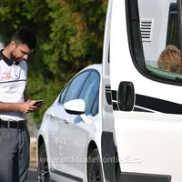 O mașină furată a fost găsită la un control în trafic Foto: Poliția ed Frontieră