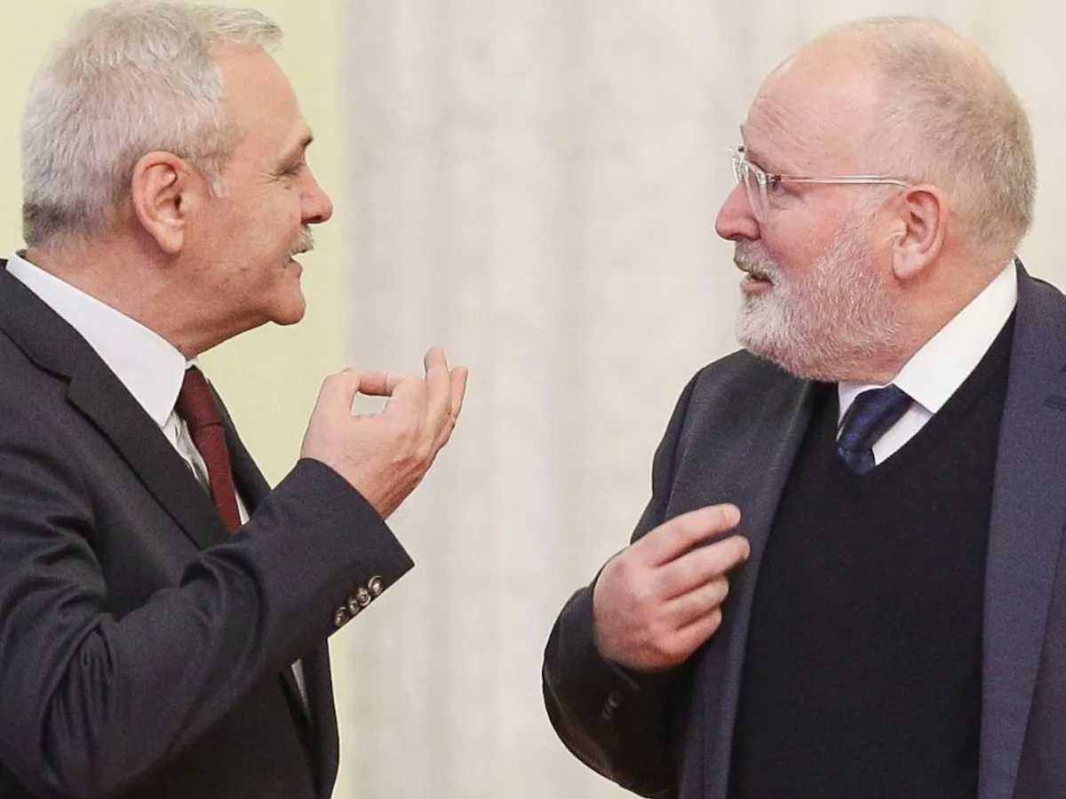Liviu Dragnea a fost o vulnerabilitate pentru Frans
Timmermans, lider al Socialiștilor Europeni, nevoit să dea explicații pentru acțiunile fostului șef al PSD