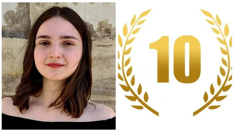 Emanuela Toda, singura elevă de 10 din județul Alba, imagine cu caracter ilustrativ - Foto: Colaj