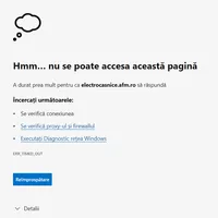 Așa arata site-ul AFM pe care ar fi trebuit să se facă înscrierile la programul Rabla pentru electrocasnice