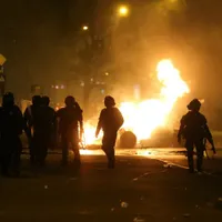 Violențe din Piața Victoriei. Foto Inquam Photos/George Călin