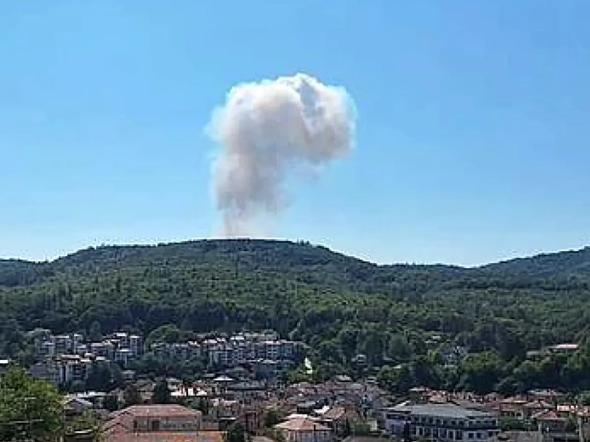 Explozie în Bulgaria - Foto: X