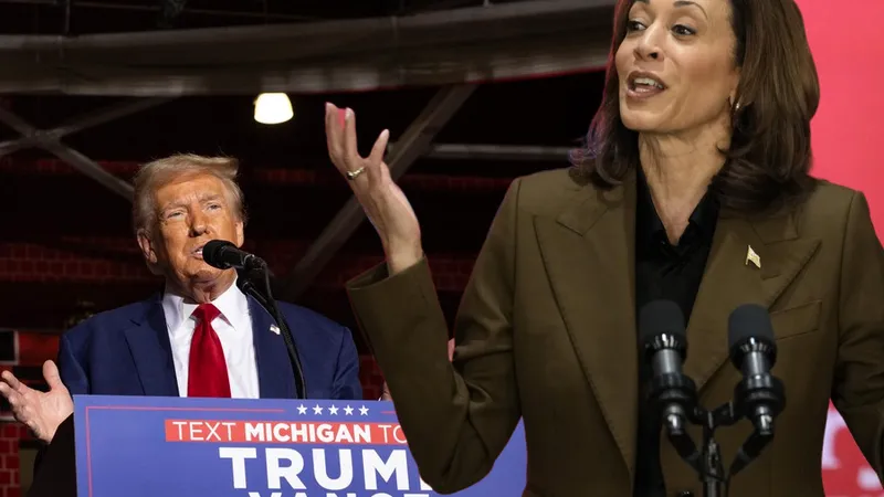Kamala Harris și Donald Trump, la egalitate în statele cheie pentru alegerile prezidențiale din SUA - Foto: Profimedia images