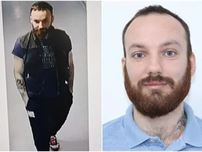 Un deţinut condamnat la 18 ani de închisoare pentru omor, a evadat dintr-o dubiţă parcată Foto: Colaj Politia Romana