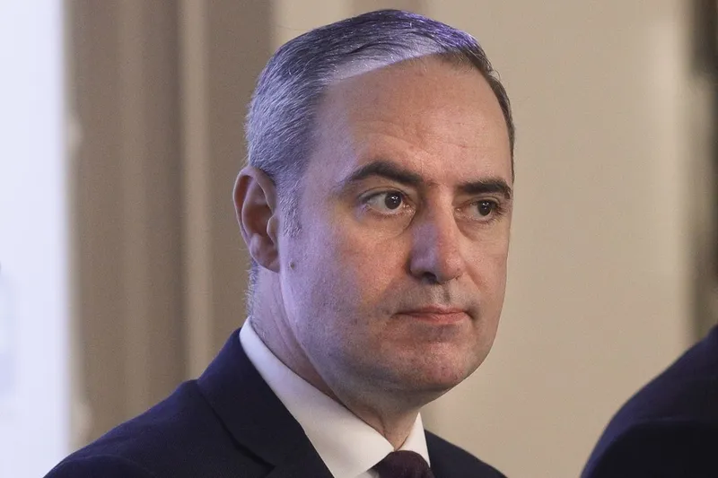 Alexandru Nazare, ministrul Finanţelor, la un eveniment public de specialitate - Foto: INQUAM PHOTOS/Mălina Norocea