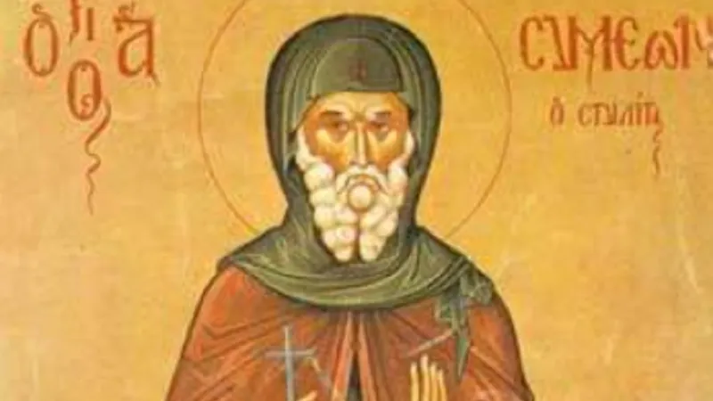Sfântul Simeon Stâlpnicul FOTO: crestinortodox.ro