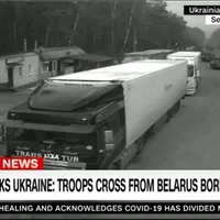 Rusia atacă din toate părțile: Trupe şi vehicule militare, filmate trecând din Belarus în Ucraina/FOTO: cnn.com