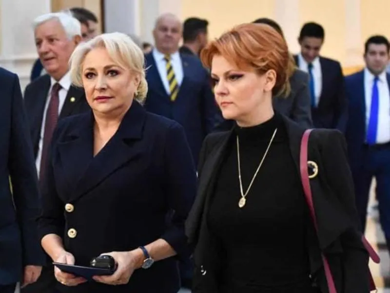 Viorica Dăncilă și Lia Olguţa Vasilescu/Foto: Hov.ro