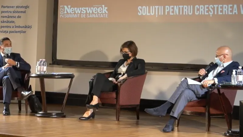 3 motive să te vaccinezi, prezentate de dr. Valeriu Gheorghiță. Foto 2021 Summit de Sănătate, organizat de Newsweek România