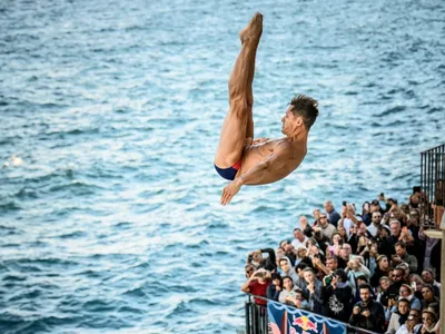 Constantin Popovici a încheiat Seria Mondială Red Bull Cliff Diving 2026 pe locul 3 - Foto: Red Bull