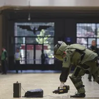 Alertă cu bombă la o școală din București/FOTO: Inquam Photos/Octav Ganea