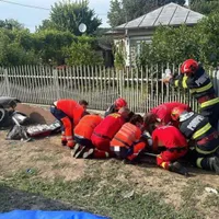 Un accident rutier între un autoturism şi o motocicletă pe un drum județean. Se intervine în forță - Foto: ISU Prahova(imagine cu rol ilustrativ)