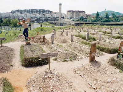 Cimitir din Sarajevo Foto: profimediaimages.ro