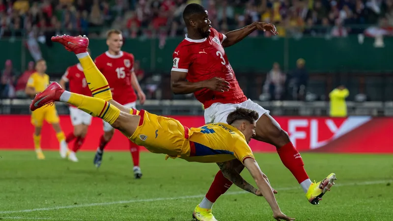 România - Austria, 2-1. Tricolorii n-au tras un șut pe poartă 71 minute. Ne mai calificăm la CM? - Foto: Profimedia Images