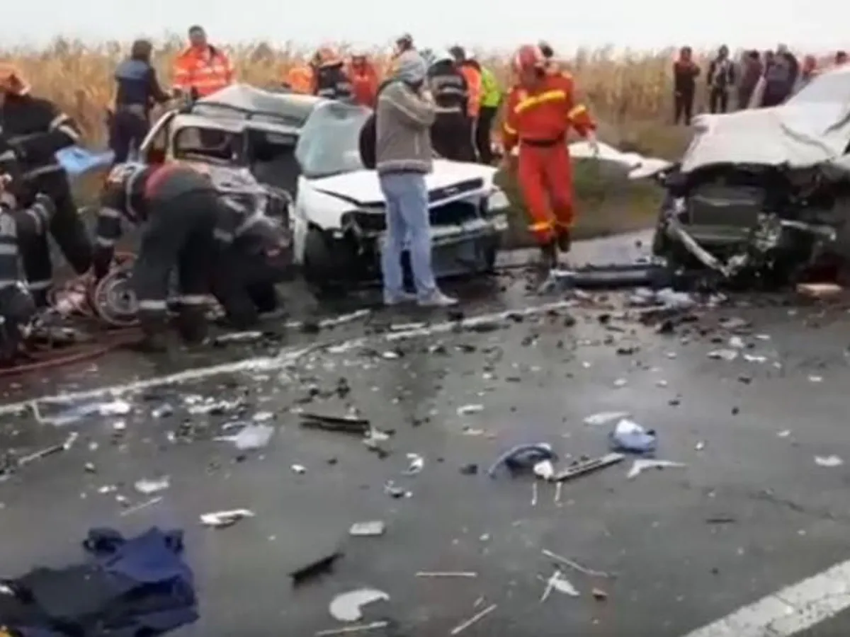 Șoselele României, scena unei noi tragedii/FOTO: digi24.ro