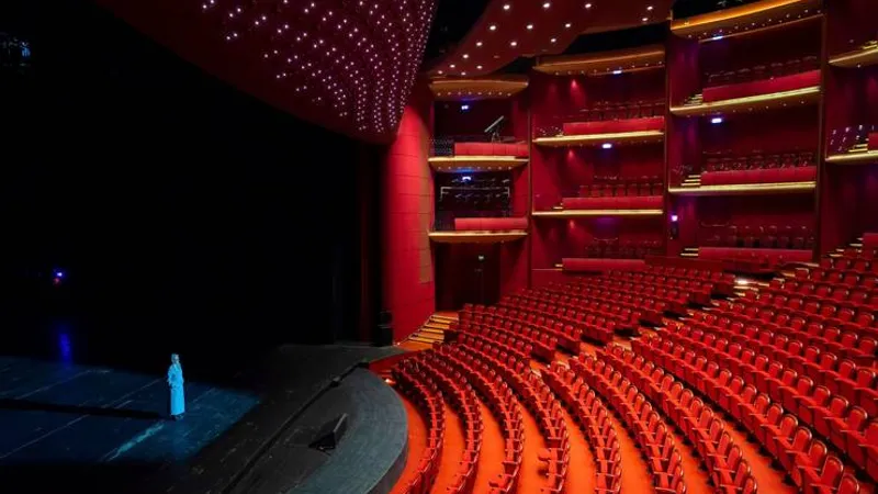 Spectacolele la Teatrul Național din București se reiau de la mijlocul lunii mai. Foto: RFI