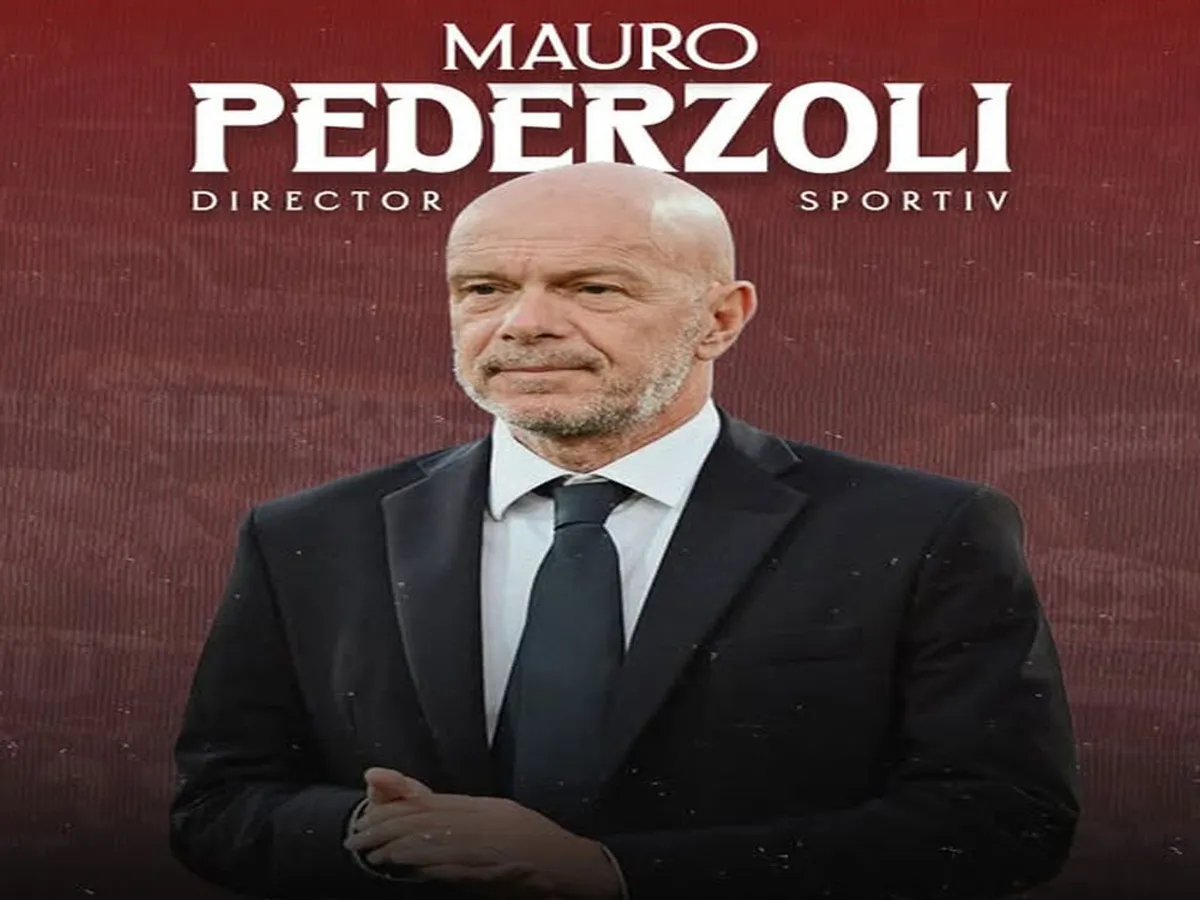 Mauro Pederzoli este noul director sportiv al Rapid București. Dan Șucu l-a prezentat oficial Foto: Facebook/Mauro Pederzoli