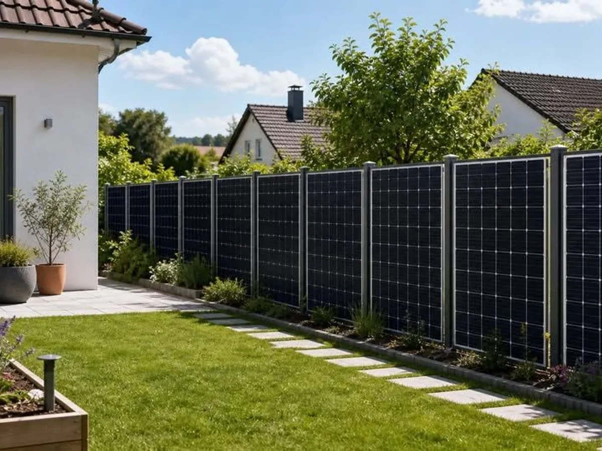 Cât ar costa un gard la casă făcut din panouri fotovoltaice? Facturile la curent ar putea vor intra la apă