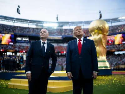 Gianni Infantino și Donald Trump, la CM 2026 - Foto: Profimedia Images