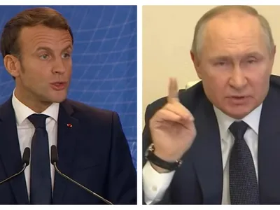 Putin i-a spus lui Macron că Ucraina comite atrocități și UE se face că nu vede Foto: wowbiz