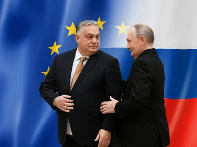 Viktor Orban și Vladimir Putin - Foto: Profimedia images