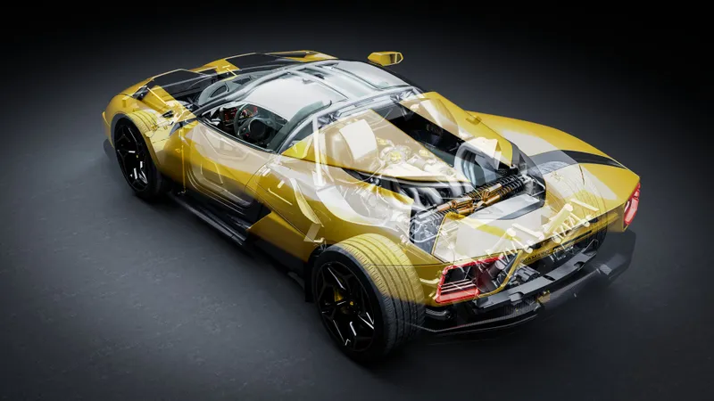 Interzis, iubitorilor de mașini electrice! Supercar cu motor V12 pe benzină de 2.128 de cai, manuală - Foto: Giamaro Automobili