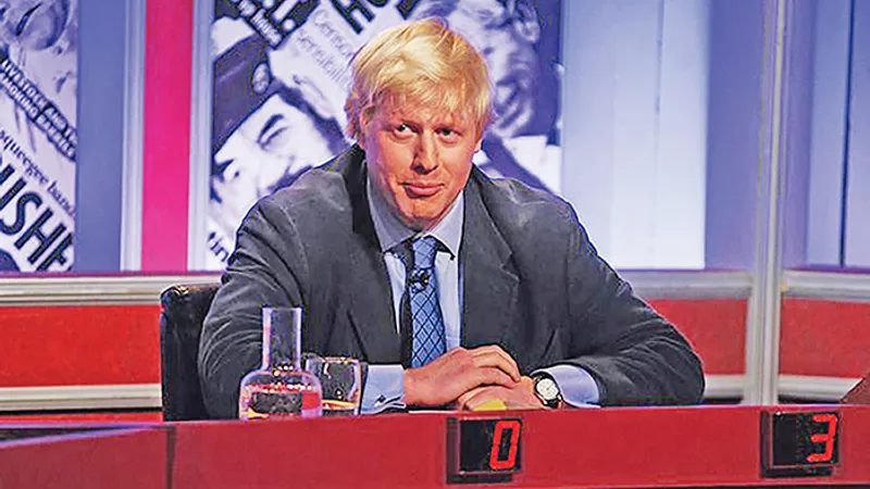 Prezentator al emisiunii BBC, „Have I got news for you“ (2002)