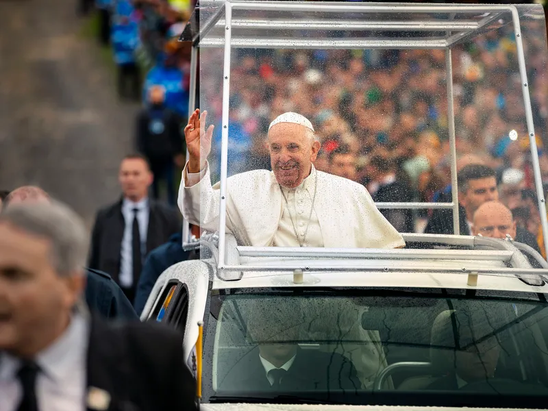 Papa Francis, la Șumuleu Ciuc Foto: Mugur Vărzariu