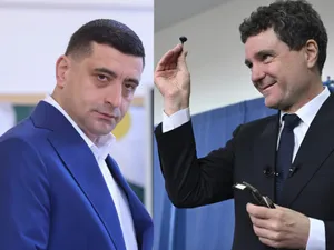 EXIT POLL ora 21.00 Nicușor Dan și George Simion, cine va fi noul președinte? - Foto: colaj Newsweek România