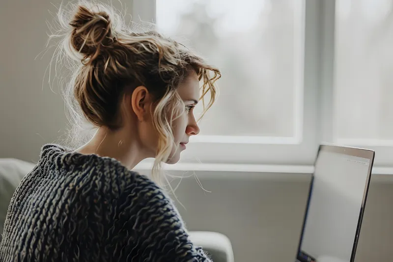 Femeie la computer - Foto: Freepik