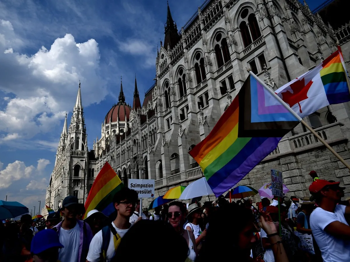 Membrii comunității LGBTQ protestează pe străzile Budapestei (imagine cu caracter ilustrativ) - Foto: Profimedia Images