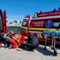 Accident teribil la Năvodari. Un mort și doi răniți după ce o cisternă și un autoturism s-au ciocnit/FOTO: Facebook/ISU Dobrogea