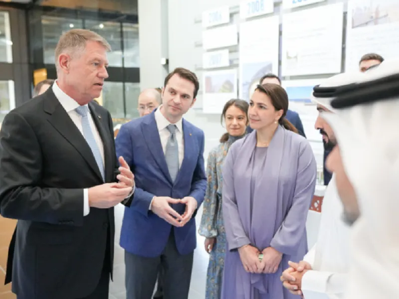 Președintele Klaus Iohannis și soția sa au vizitat Masdar City, un oraş axat pe sustenabilitate - Foto: Presidency.ro