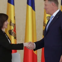Maia Sandu s-a întâlnit cu Klaus Iohannis la Chișinău. Foto Administrația prezidențială
