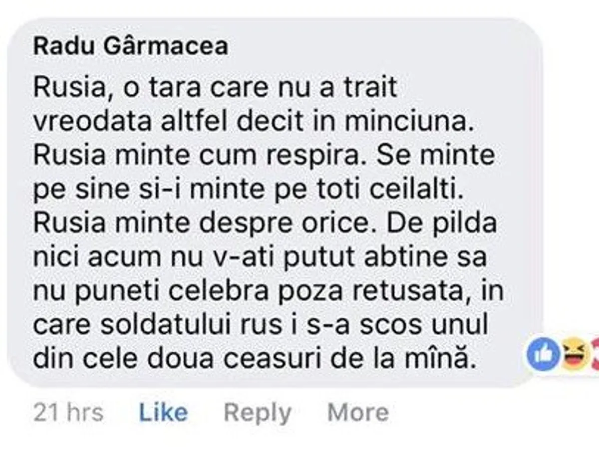 Mesajul redactorului-șef al editurii Humanitas, Radu Gârmacea