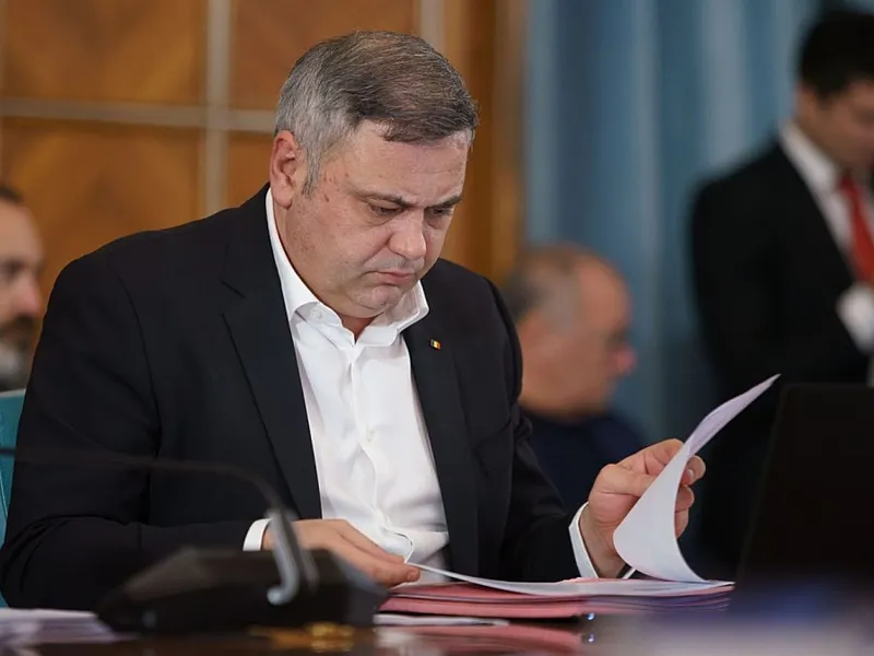Florin Barbu, ministrul Agriculturii, în şedinţă de Guvern, la Palatul Victoriei - Foto: Profimedia Images