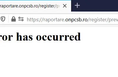 Site-ul ONPSCB, azi, la prânz