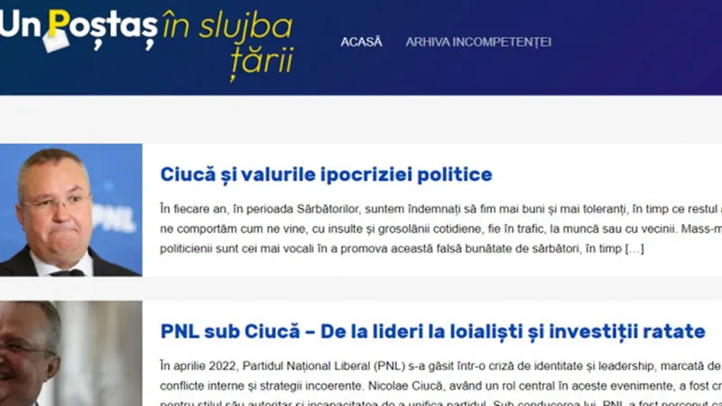 Screenshot de pe unpostasinslujbatarii.ro