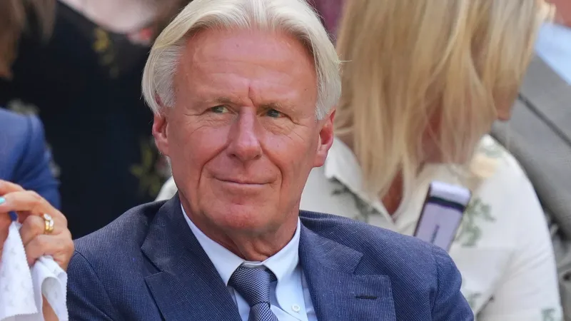 Bjorn Borg, la Wimbledon, iulie 2025 - Foto: Profimedia Images