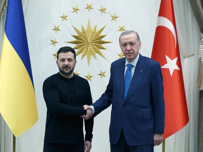 Zelenski și Erdogan s-au întâlnit în Turcia  - Foto: Profimedia Images