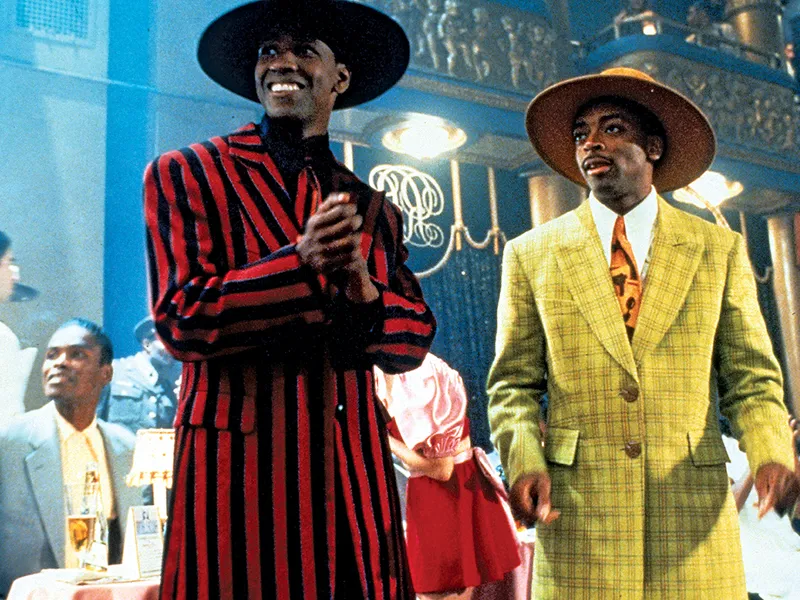 FILMUL DECISIV Washington (stânga) și Lee în Malcolm X, al doilea lor film împreună. Cel de-al cincilea film al lor va fi lansat în august.