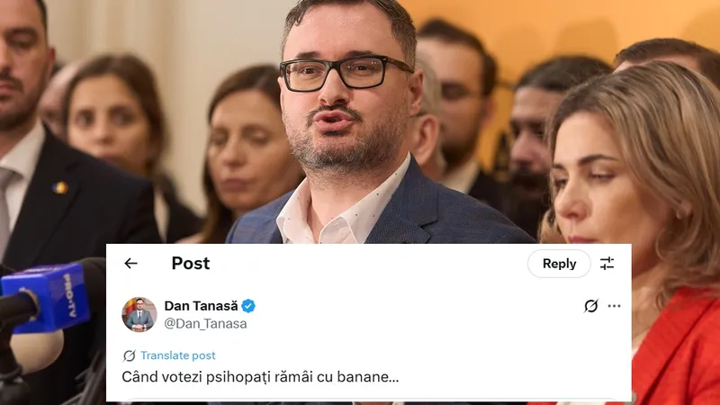Dan Tănasă, parlamentar AUR - Foto: colaj Profimedia Images/ X Dan Tănasă