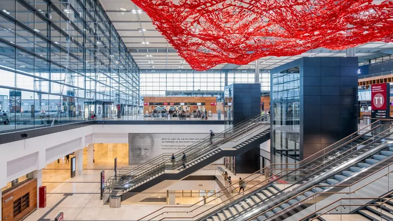 Alertă pe aeroportul Berlin Brandenburg: bacterii coliforme, descoperite în apa potabilă. / Foto: ber.berlin-airport.de