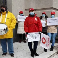 Protest al angajaților din Sănătate/FOTO: News.ro