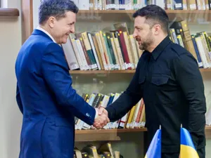 Foto: Zelenski și Nicușor Dan Sursa: Presidency