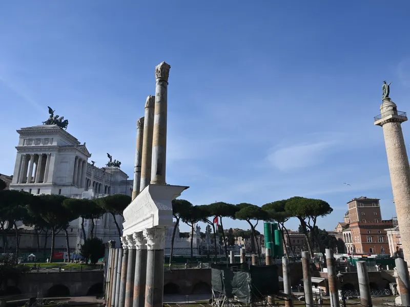 Bazilica Ulpia, piesa centrala a Forumului lui Traian din Roma, restaurată pe banii unui oligarh rus - Foto: Profimedia Images