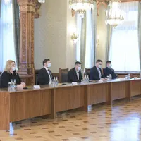 Delegația AUR, la consultările cu președintele Klaus Iohannis. Foto Administrația Prezidențială