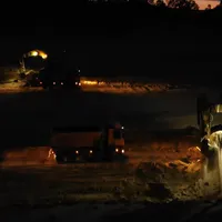 VIDEO Pe 30 de kilometri din Autostrada Transilvania se lucrează și noaptea. Deschidere, 2023 / youtube