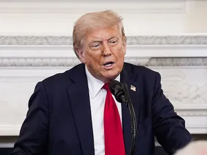Preşedintele SUA, Donald Trump, participă la un prânz, la Casa Albă - Foto: Profimedia Images
